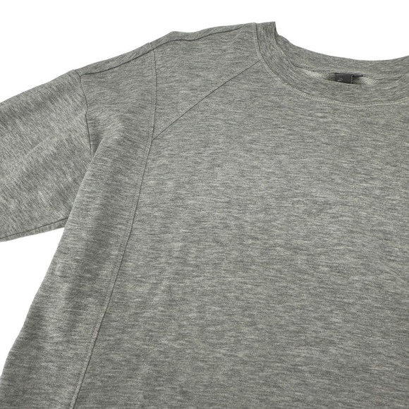 Sweaty Betty Gray Long Sleeve Crew Sweatshirt Top Split side Small - Picture 3 of 13